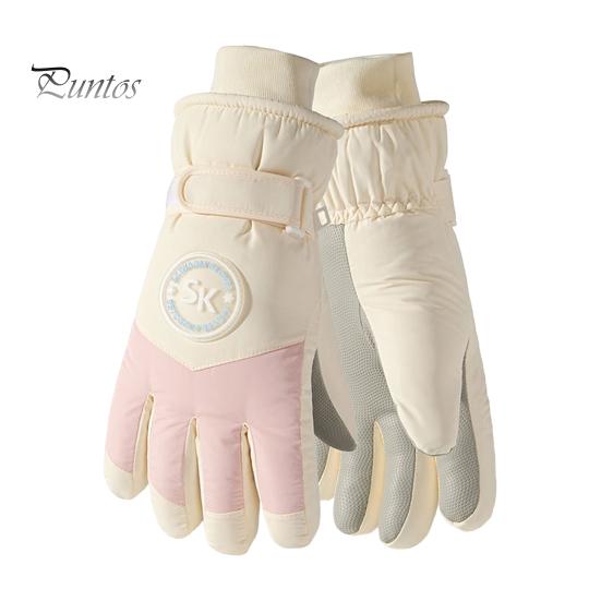 

Зимние лыжные перчатки, ветрозащитные термоперчатки, теплые перчатки для спорта на открытом воздухе в холодную погоду с сенсорным экраном для мужчин и женщин розовый