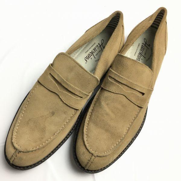 Hawkins Coin Loafer Slip-On Shoes Beige Size 27.5 Men's(USED)