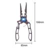 Angling Fishing Pliers Multifunctional Outdoor Fishing Tongs Aluminum Alloy Portable Fishing Pliers Scissors Fishing Supplies