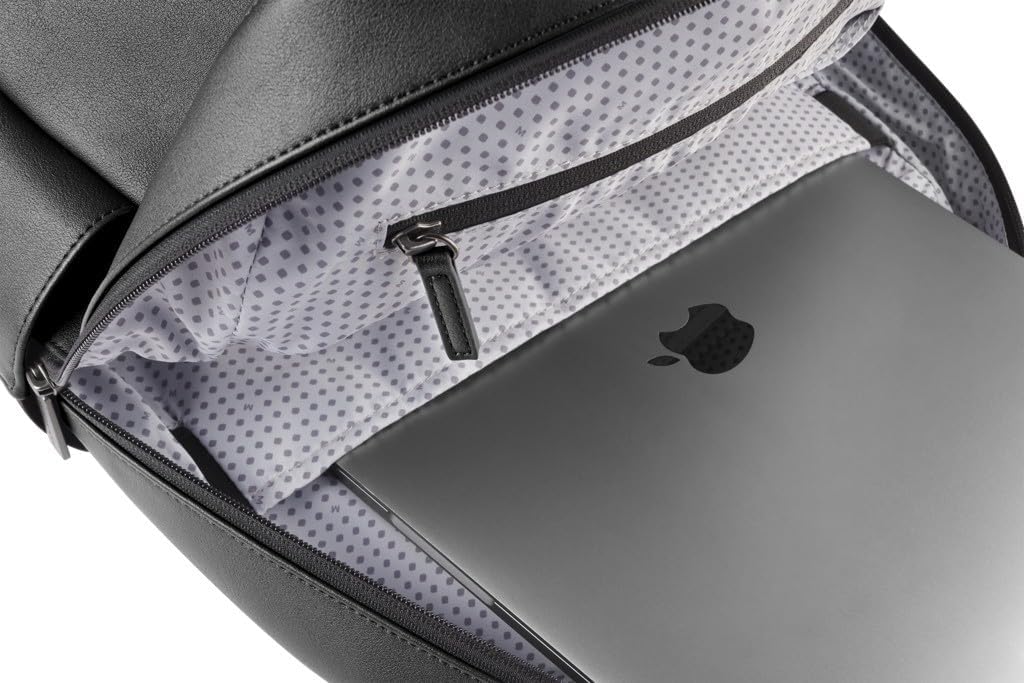 PC Business Classic New ONE SIZE [Moleskine] Backpack, 15-inch Storage, Backpack, Backpack, Model, Men's, ET23C2BKBK, Black,