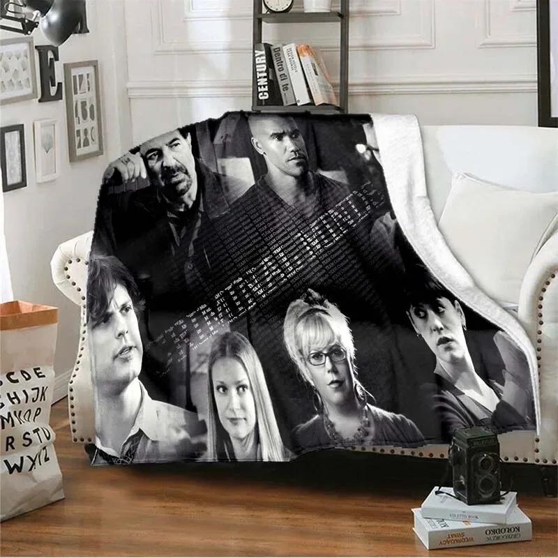 New Sofa Bed Blanket Soft Warm Criminal Minds 3D Print Blanket Cover Fleece Throw Blanket Adult Children's Blanket