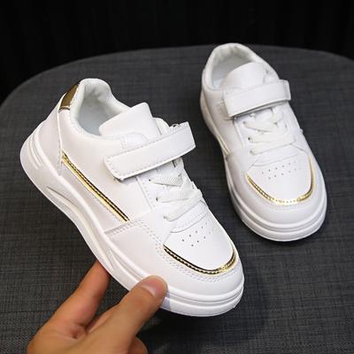 Tenis Sneakers Kinder Babyschuh Frühling Neu Jungen Mädchen Sportschuhe Lässige Board-Schuhe Leder Weichsohle Kinder Kleiner Weißer Schuh