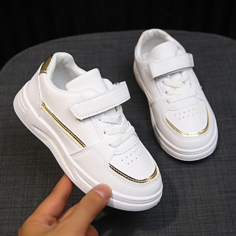 Scarpe da Ginnastica Sneakers Bambini Scarpa Bambino Primavera Nuovo Ragazzi Ragazze Scarpe Sportive Casual Scarpe da Skate Pelle Suola Morbida Bambini Piccola Scarpa Bianca