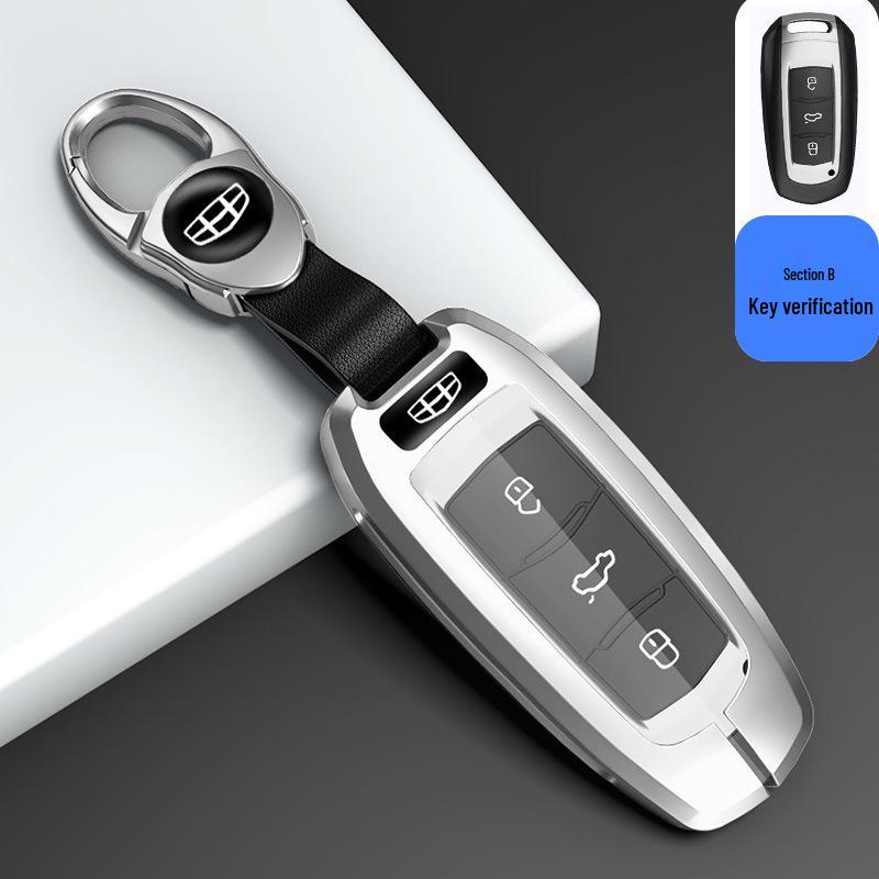 Geely Key Case for Xingrui, Bin Yue, Borui, Binrui GL, Emgrand GS, Vision X6, Xingyue L - Protective Car Key Shell