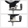 Biqing 2 PCS Bike Stay, 7 Characters, Bike Stay, Clamp Work Light, Mounted, Suitable for Motorcycles, Bicycles