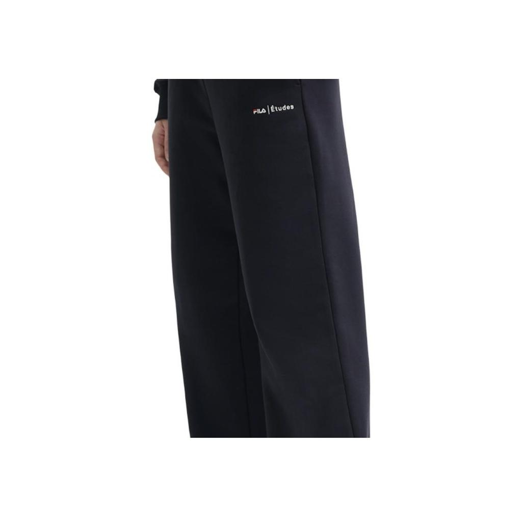 Fila X ETUDES Collaboration Solid Color Straight Leg Knit Sports Pants Women Pants Legendary-Blue F11W346601F-NV