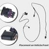 Front Bumper Parking Sensor Wiring Harness Replace 61129286479 Parking Sensor Wiring Automotive Accessories
