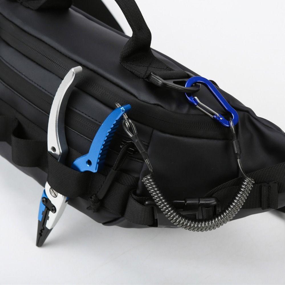 Waterproof Fishing Lure Bag Multi Layer Fishing Waist Bag Fishing Tackle Bags  Hiking Climbing