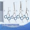 7PCS/set Right-Handed Pet Grooming Scissors Round Head Stainless Steel Dog Hair Scissors For Dog Cat Hair shears Puppy Groom Set