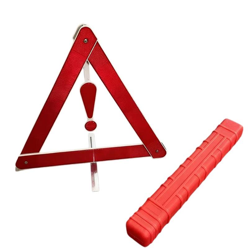 1/2Pcs Cars Warning Triangle Breakdown Roadside Foldable Emergency Early Warning Device For Road Safety