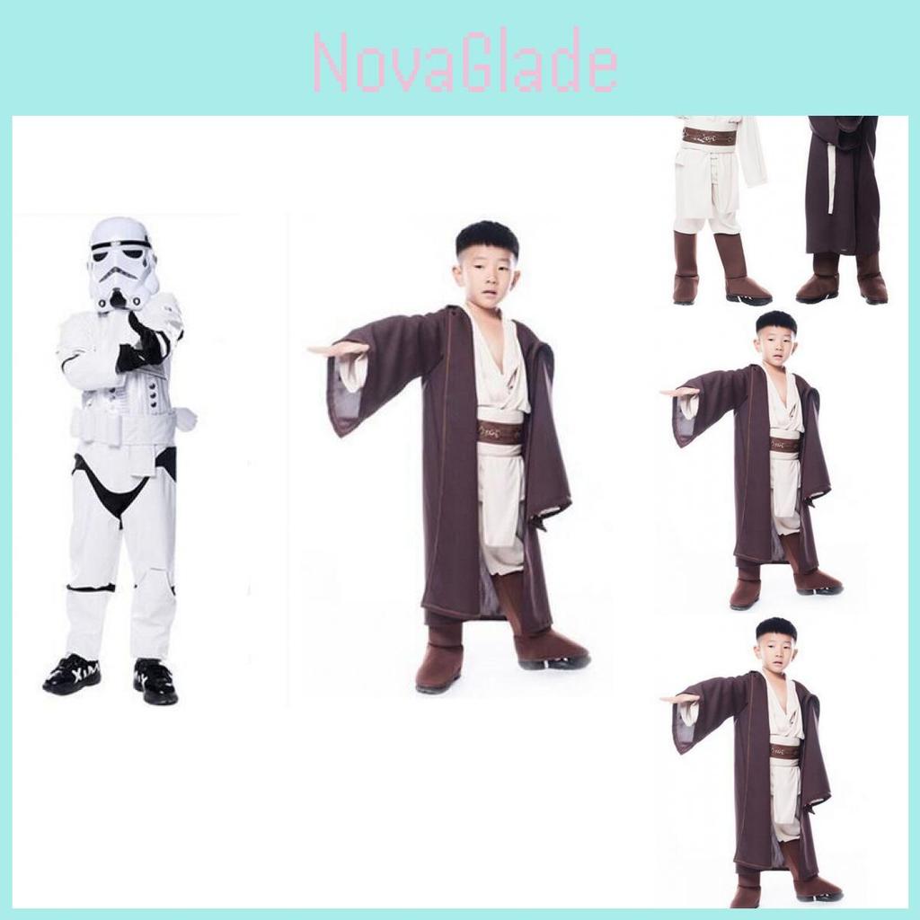 Star Wars Children Jedi Cosplay Cape Cloak Costume High Quality Polyester Fabric