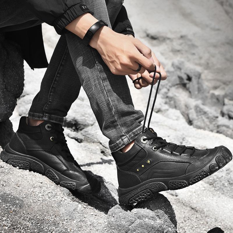 Модные мужские ботинки по щиколотку — фото 6