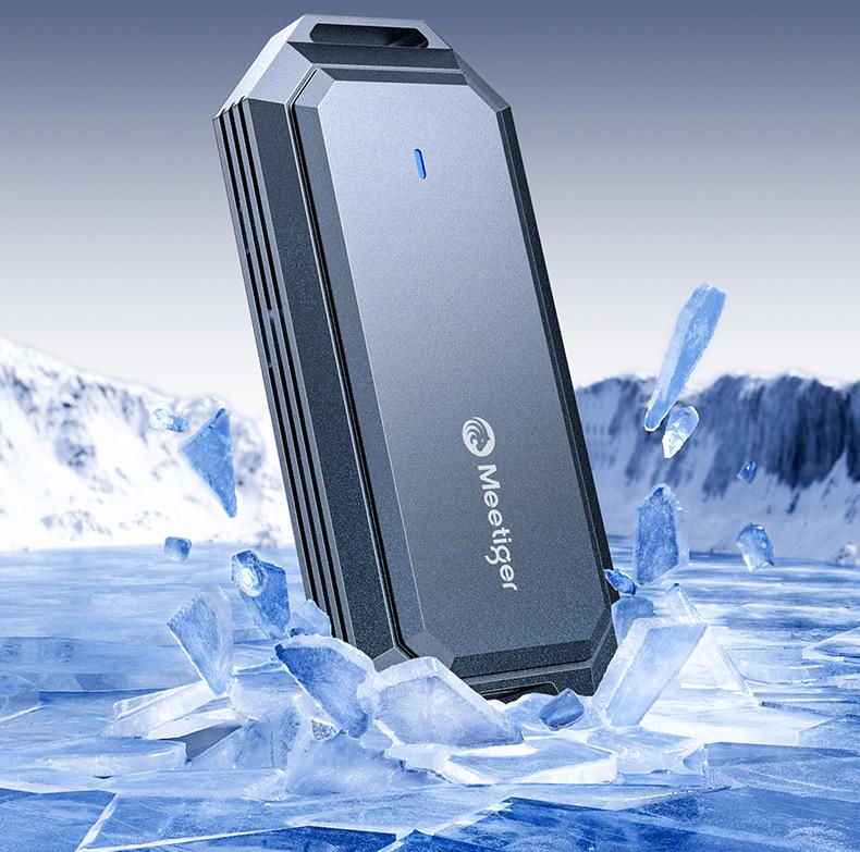 Mihu USB4 40Gbps M.2 NVMe SSD Gehäuse, Thunderbolt 4/3 Kompatible Mobile Box