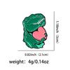 Cute Dinosaur Enamel Pin Animal Brooches Badges Lapel Pins for Backpack Jewelry Decorations Cosplay Accessories Gift Kids Toys