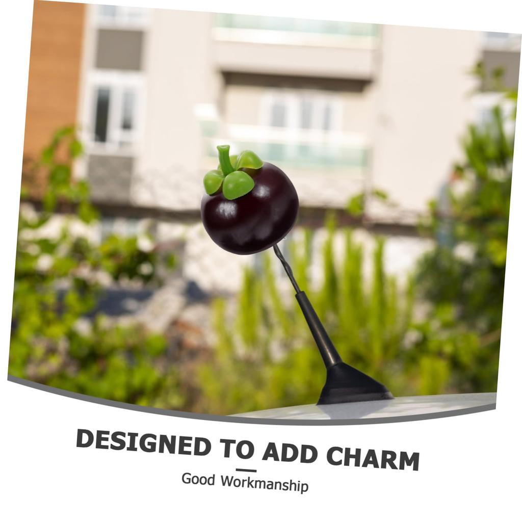 SOLUSTRE Car Antenna Decoration Car Antenna Topper Cute Dashboard Accessories Car Antenna Ball Auto