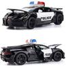 1:32er Maßstab DIVO Polizeiauto Spielzeugmodell BOLIDE Supercar Metall Druckguss Türen zu öffnen Sound Licht Rückzieher Sportwagen Geschenke für Kinder