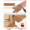 1pc 1m/39.37in Threshold Transition Strip, Wear-resistant Self-adhesive Edging Strip, Household Cuttable Threshold Cover Door