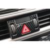 For Kia Forte K3 19-2024 Carbon Fiber Steel Mergency Light Switch Control Trim