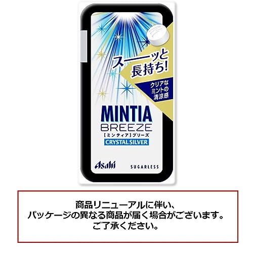 Asahi Group Foods Mintia Breeze Crystal Silver 30 Grains X 8 Pieces