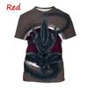 Fashionable Men's Irregular 3D Printed T-shirt Personalized Casual Comfortable Short Sleeved Clothing Harajuku Street Summer Round Neck Tops