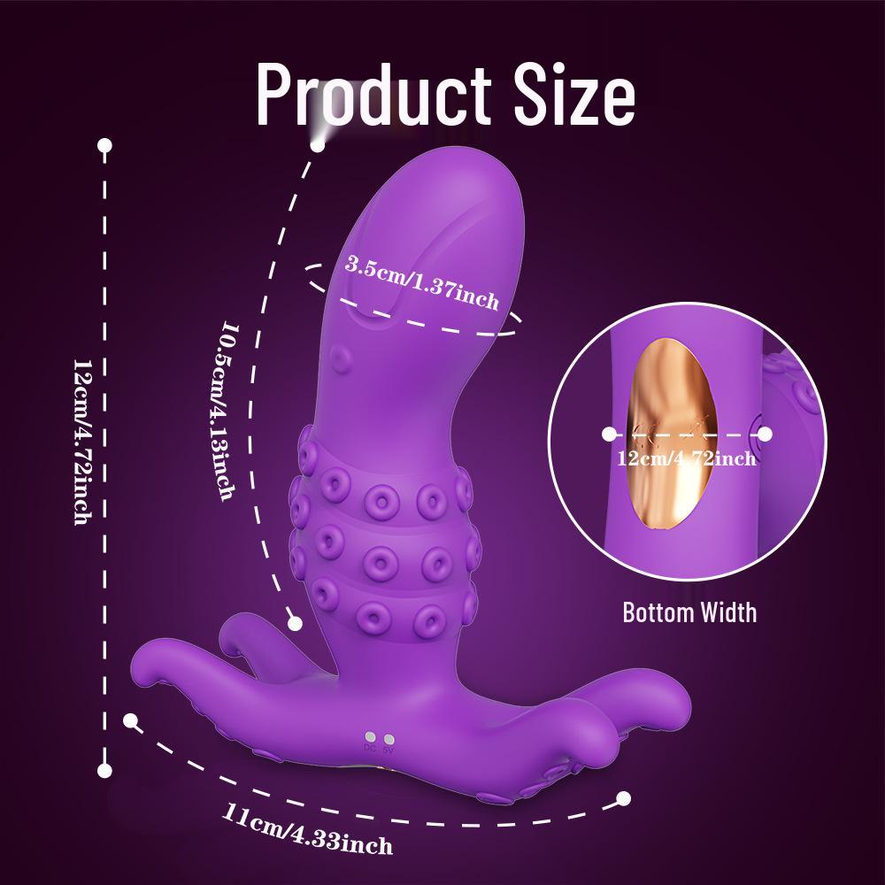 Octopus Wearable Wireless Vibration Massager - Female Masturbator Adult Toy