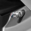 Car Stickers For Alfa Romeo for  3D Metal Tire Valve Caps Car Tyre Air Stems Cover For Alfa Romeo Giulia Stelvio Giulietta 156 1