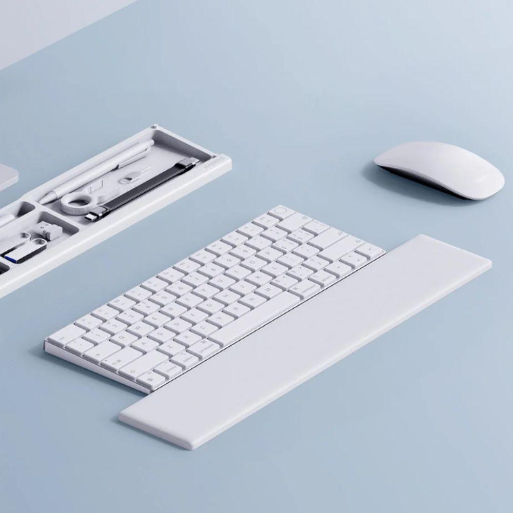 with Storage Box Keyboard Holder Double-layer Typing Support Pad Keyboard Wrist Rest Computer