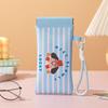 2Pcs Dustproof Self-closing Glasses Storage Bag Cartoon Sunglasses Protective Cover  Travel