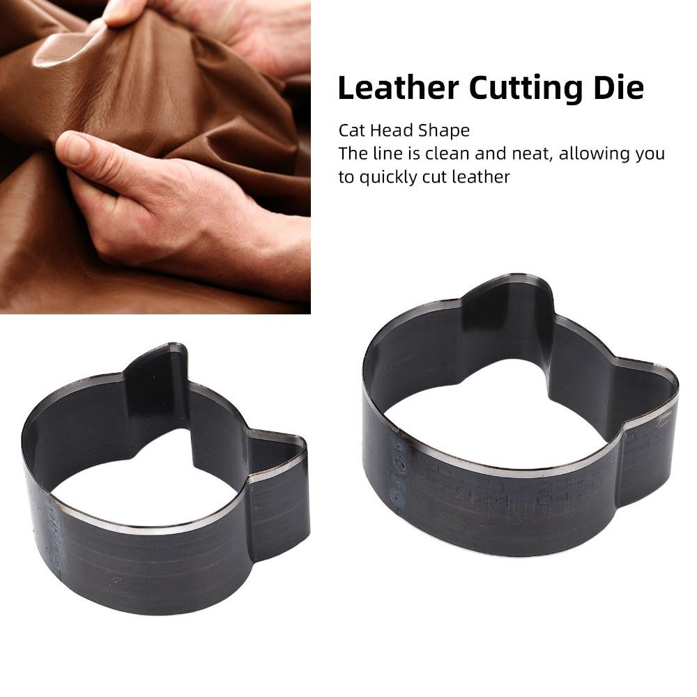 2PCS Alloy Steel Animal Shape Leather Die  for Leather Craft, Belts, Cardboard Crafting