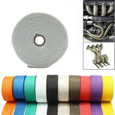 Motorcycle Exhaust Thermal Heat Tape Wrap Car Hot Water Pipe Universal 5cm 5m Shields Insulation Roll Motocross Modified Parts