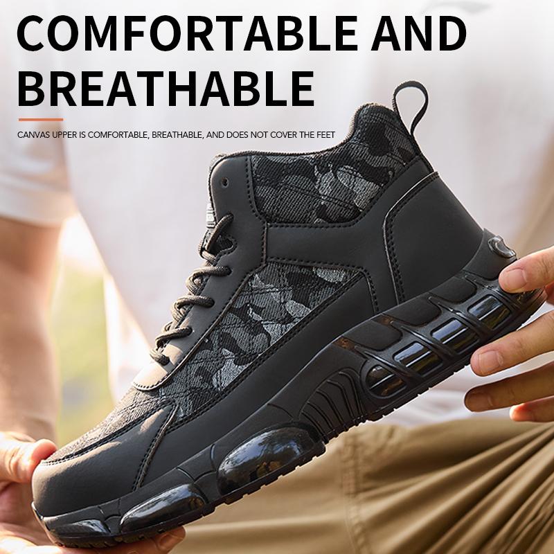 Anti Shock Men Indestructible Safety Shoes Steel Toe Security Protective Shoes Anti-smash Boots Work Hiker Boots for Men
