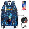 Sac à dos USB Dragon Ball Goku pour adolescents étudiants garçons filles décontracté grande capacité sac à dos de voyage journalier