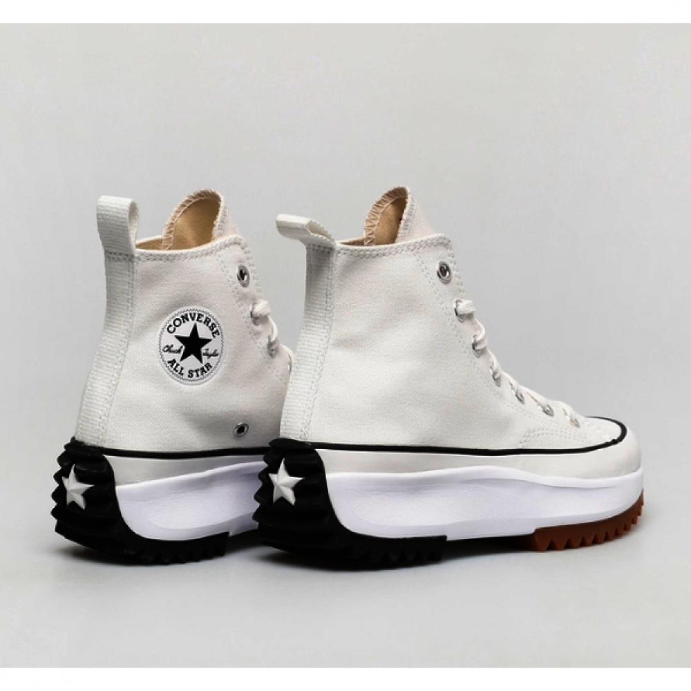 Converse Run Star Hike High Top Canvas Sneakers White