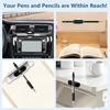 2/3/6Pcs Magnetic Pen Holder Wall Mounted Pen Holder Sticky Pencil Organizer Rack For Pens Markers School Office Supplies