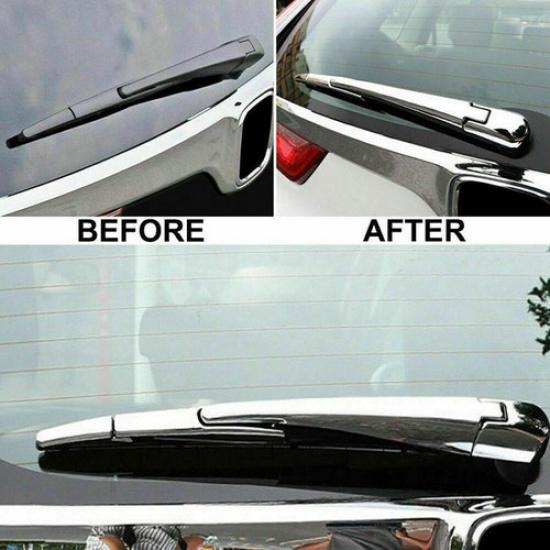 Chrome 4X Rear Window Rain Wiper Arm Cover Trim For Honda CR-V CRV 2017-