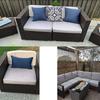 10 Sizes Windproof Water-Resistant Patio Covers - Chair Seat & Cushion Replacement Slipcovers
