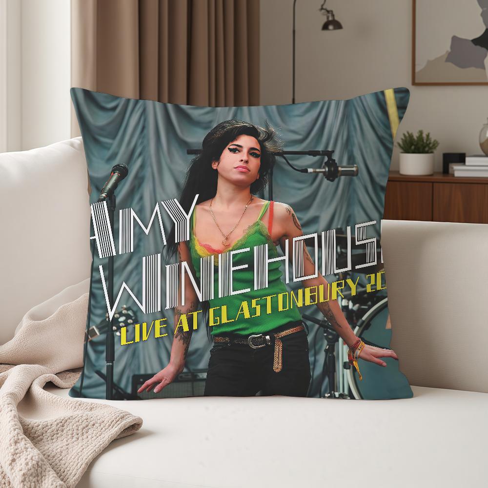 Berühmte Musiksängerin Amy Wwinehouse Kissenbezug Geeignet Für Schlafzimmer Wohnzimmer Autos Heimdekoration