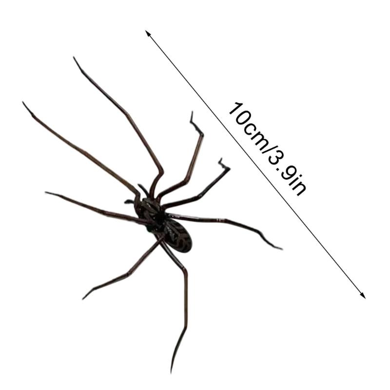 Soft Realistic Spiders Magnet Plastic Magnetic Refrigerator Sticker for Kitchen Fridge and Whiteboard Office Partitions