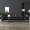 Dining Room Chair Swivel Grey Fabric