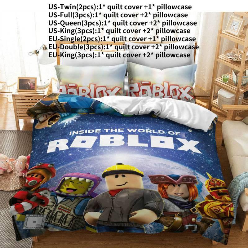 3d Cartoon Anime Down Comforter Set High Definition Digital Print 3 Piece Bedding Set Student Bedding Cover Pillowcases