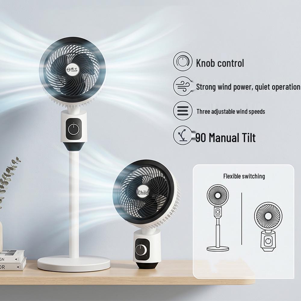 Yangzi Silent Table and Floor Oscillating Fan for Home and Office