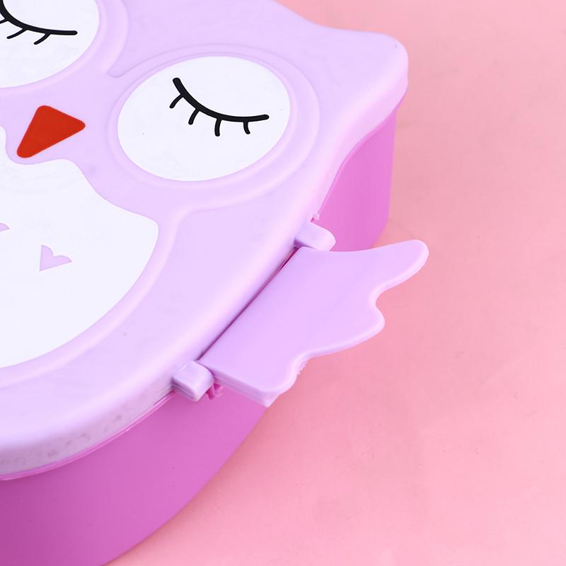 Cartoon Owl Portable Lunch Box Food Storage Container Salad Fruit Food Lunchbox