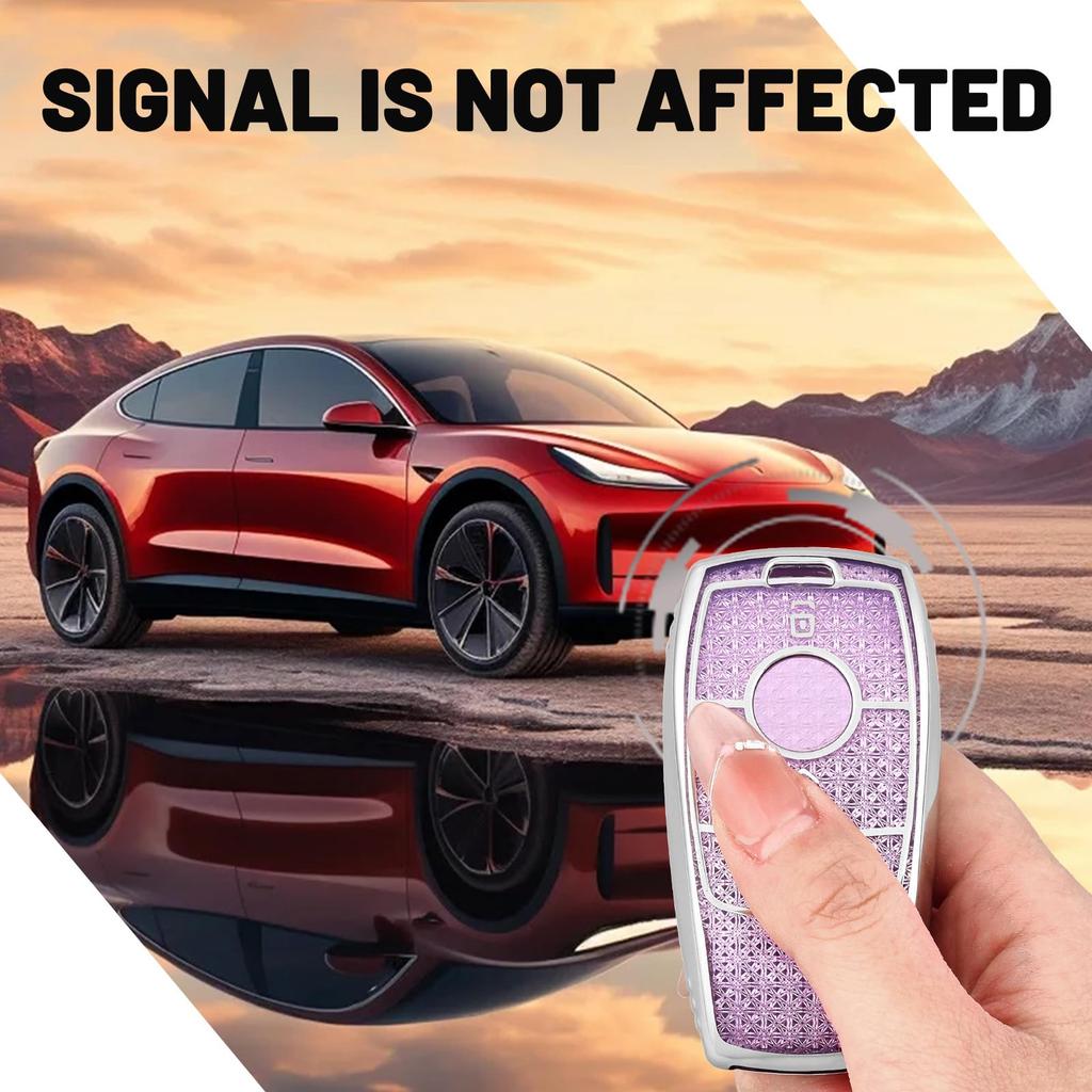 Car Key Cover Case Car Key Fob for Mercedes Benz Class A B C E G S CLA CLE CLS GLA GLC GLE GLK AMG Soft TPU KeyChain Car Key She