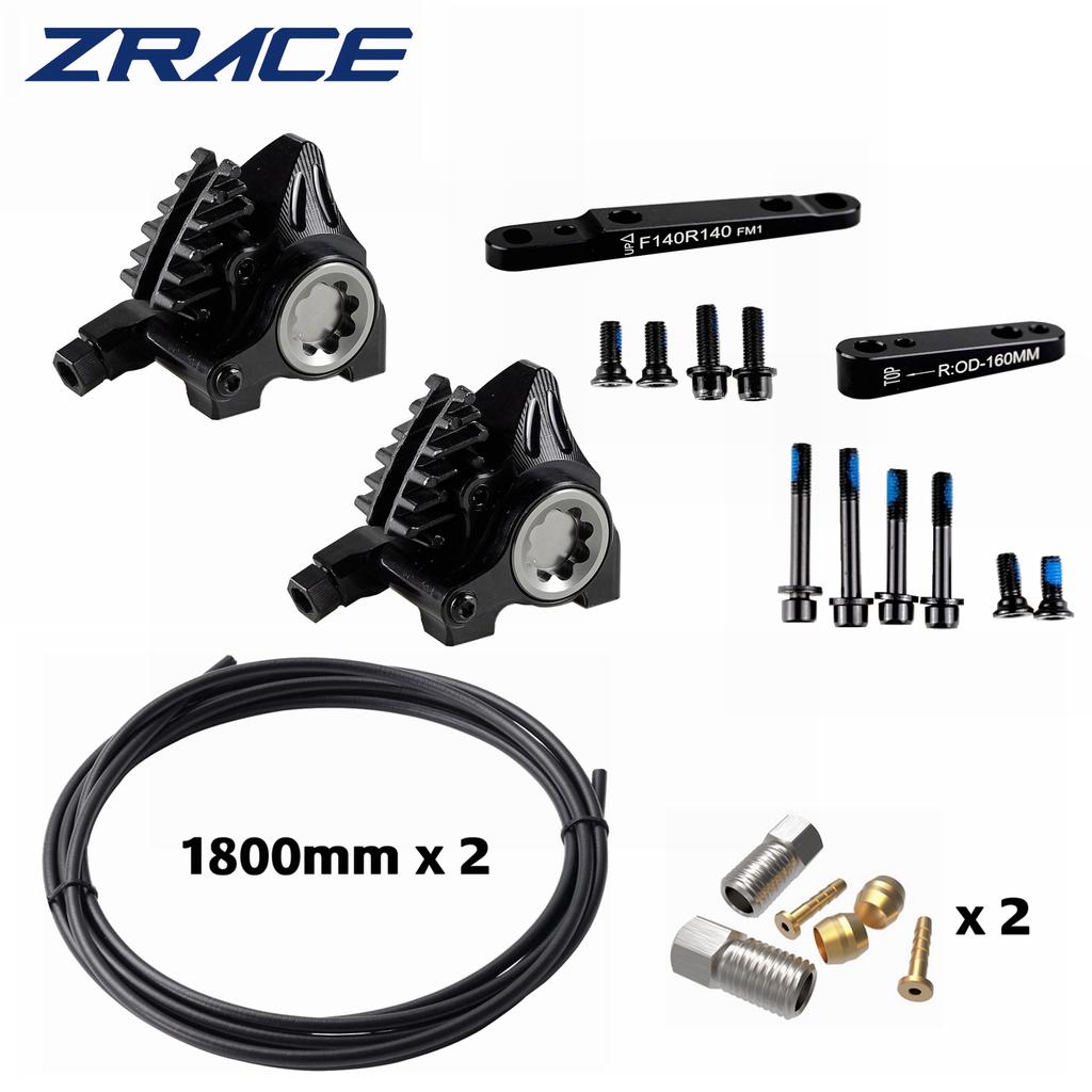 ZRACE XG Road Hydraulic Brake,Flat Mount Caliper, ICE-TECH Pads, BMX Raceing, Full CNC Lightweight
