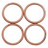46MM Exhaust Pipe Header Muffler Gasket For Kawasaki KDX200 89-06 KDX220R 94-05 KDX220SR 94-99 KX125 87-93 ZR1100 92-06