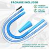 Sealegend 2 Pieces Dryer Vent Cleaner Kit Dryer Lint Vacuum Attachment, Dryer Vent Cleaning Lint Remover 2 Hoses Tools for Home Improvement
