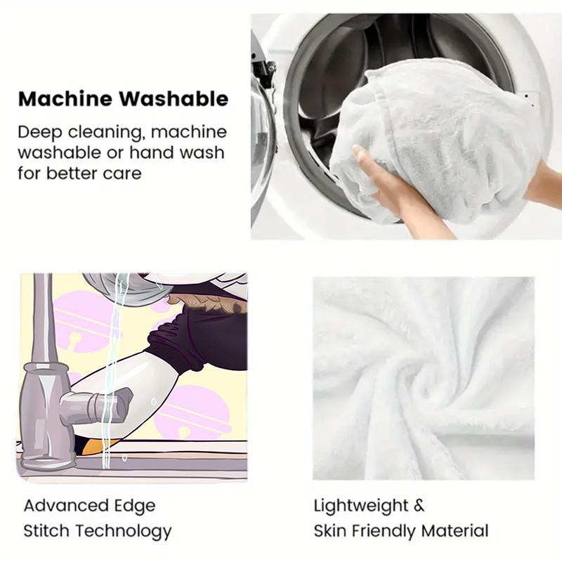 Inorganic Killer Faucet Element 2D Flat Pattern Flannel Blanket High quality All Seasons Warmth and Comfort Perfect for Christmas Gifts.