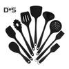 Non-stick Spatula Heat-resistant Silicone Flexible Colander Rice Scoop Handy Baking Scraper
