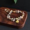 New Chinese bracelet black gold super lucky bag double circle crystal bracelet Douyin Xiaohongshu