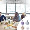 Large Capacity Cotton Lunch Bag With Aluminum Foils Lining for Picnics Office Meals and Daily Use Items